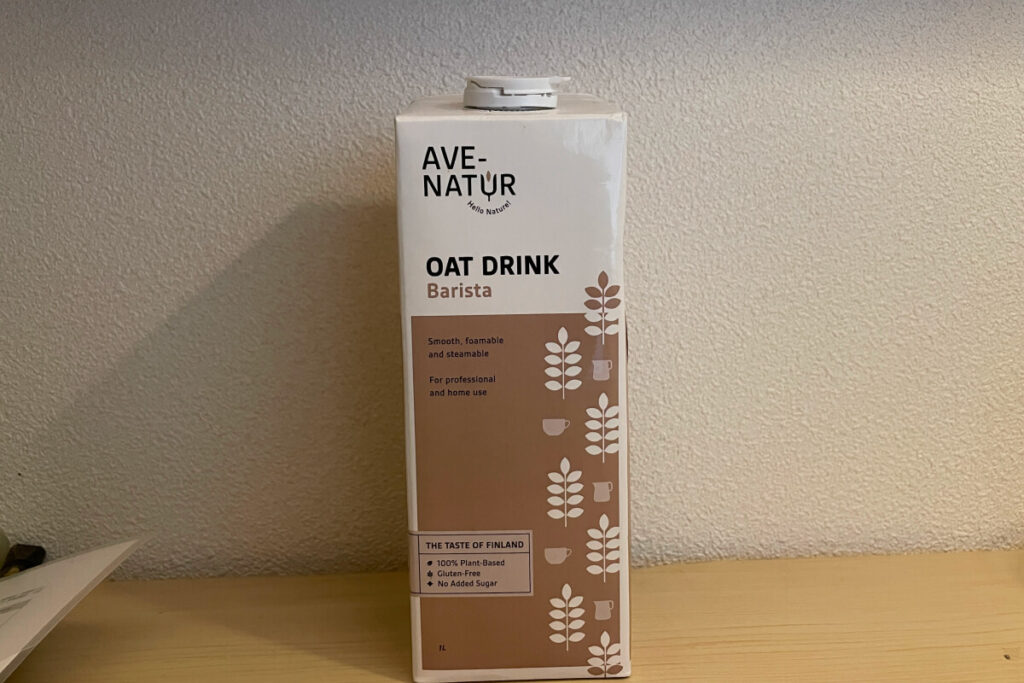 カフェレスで見たオーツミルク4